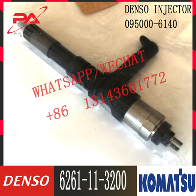 6261-11-3200 inyector de combustible diesel del motor de KOMATSU PC800-8 D155AX-6 6261-11-3200 095000-6140