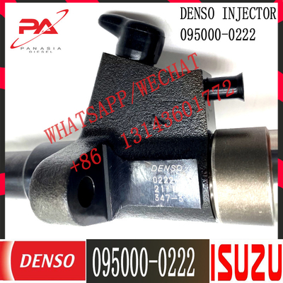 095000-0222 inyector de combustible diesel común original del carril 095000-0221 para ISUZU 6SD1 1-15300347-3