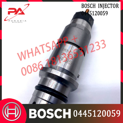 Inyector común diesel 0445120059 del carril de Bosch para KOMATSU Cummins SAA6D107E-1 3976372